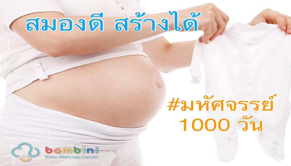 มหัศจรรย์ 1000 วัน “สมองเด็กสร้างได้ด้วยมือพ่อแม่”