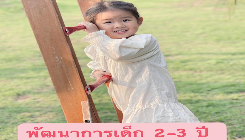 พัฒนาการของเด็ก 2-3 ปี