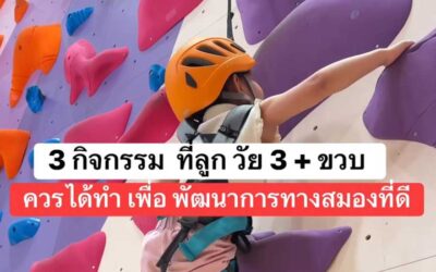 3 กิจกรรม ที่ลูก วัย 3 + ขวบ