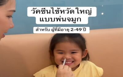 วัคซีนไข้หวัดใหญ่แบบพ่นจมูก (LAIV)